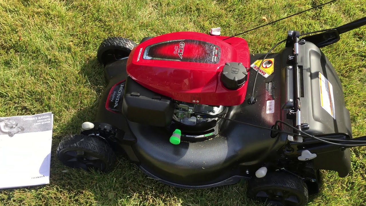 Honda 21 in. 3-in-1 Variable Speed Gas Walk Behind Self Propelled Lawn Mower with Blade Stop