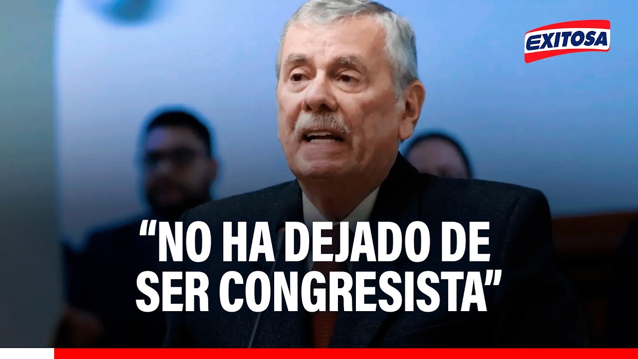 🔴🔵Rospigliosi aclara que Jerí no ha dejado de ser congresista, ante pedido de cerrar su despacho