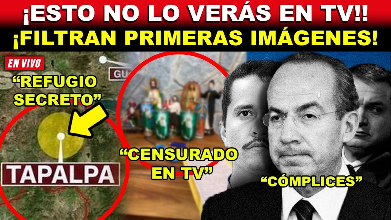 CATEAN ESCONDITE DEL MENCH0, SORPRENDENTE LO QUE ENCONTRARON, CALDERON PACTÓ CON LOS PODEROSOS