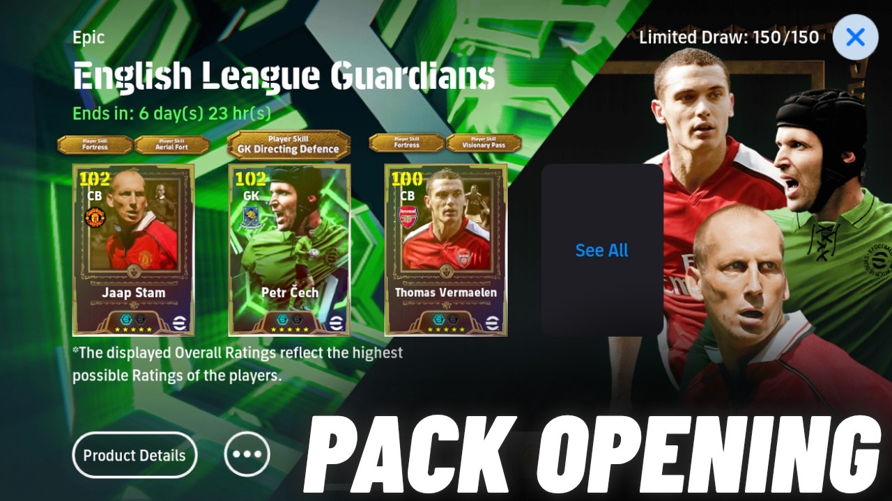 English league Guardians Pack Opening & Review #efootball #live