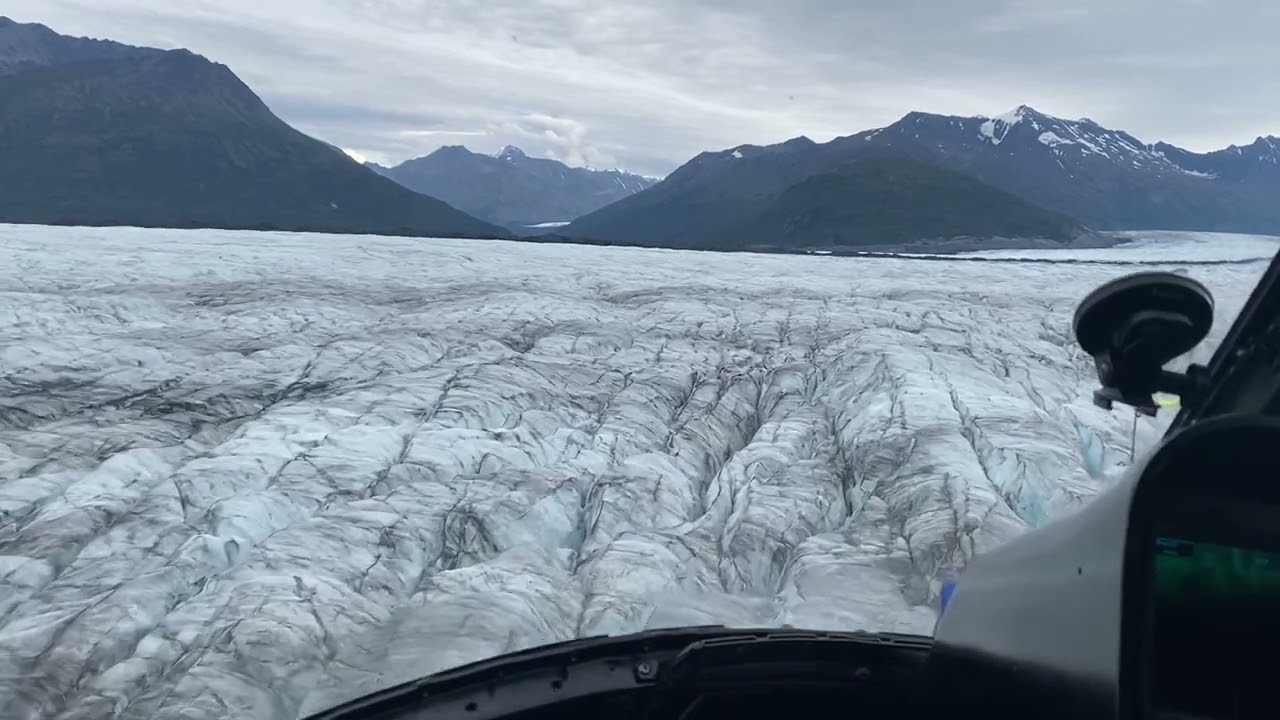 Helicopter tour Knik Glacier