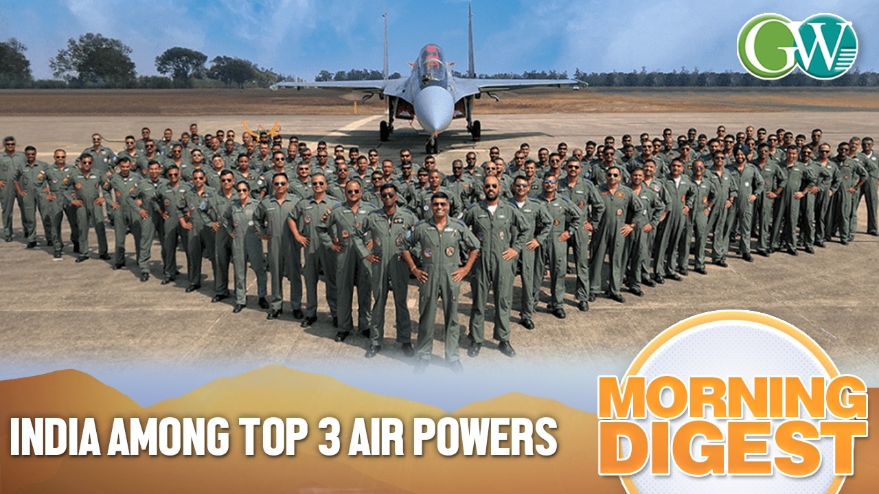 INDIA RANKS 3rd IN GLOBAL AIRPOWER INDEX, OUTRANKS CHINA