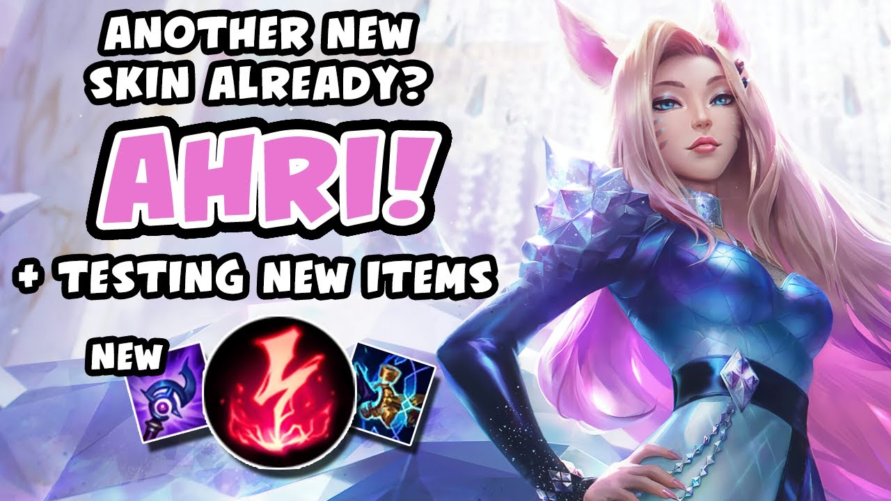 NEW SKIN ALREADY?! TESTING MAGE ITEMS WITH KDA AHRI! | League of Legends