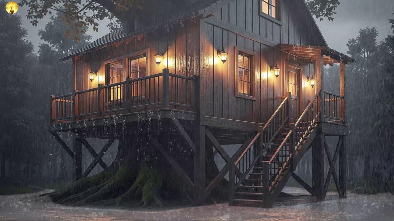 Deep Sleep Music with Piano and Rain Sounds for Relaxation and Anxiety Relief