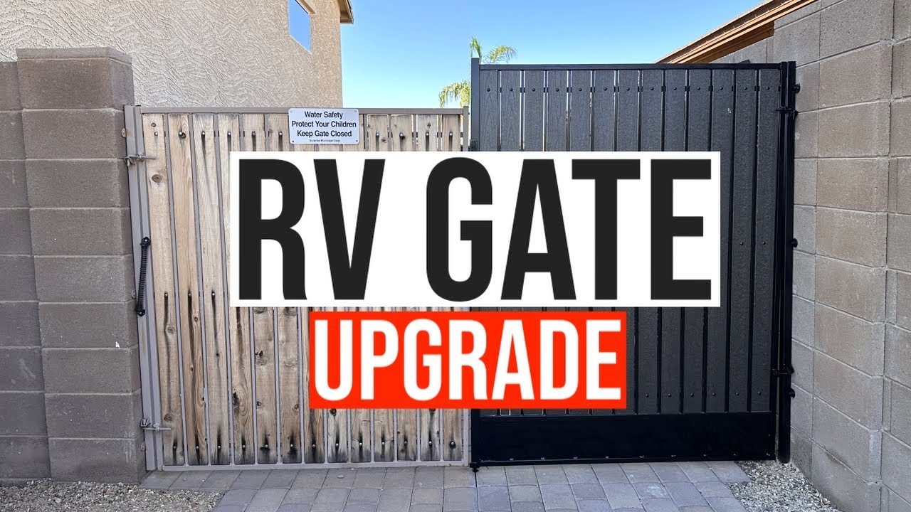RV Gate Rebuild |  Adding a Locking Handle | Pool Safety