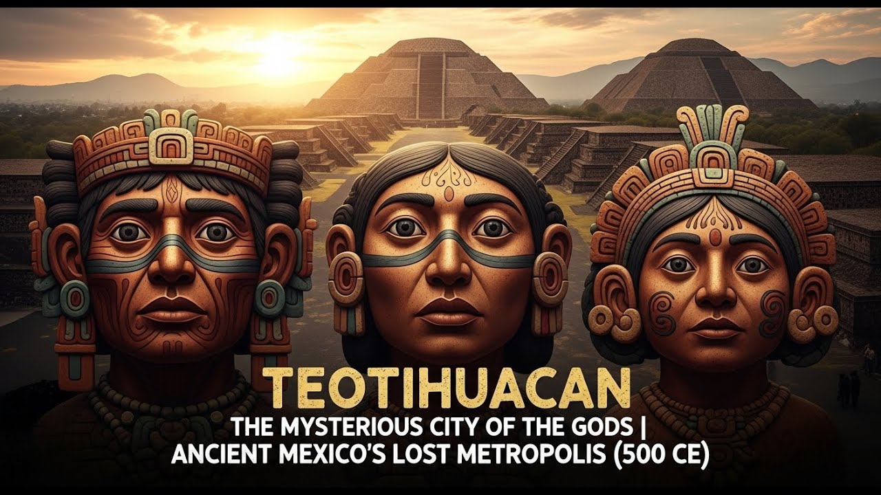 Teotihuacan – The Mysterious City of the Gods | Ancient Mexico’s Lost Metropolis (500 CE)
