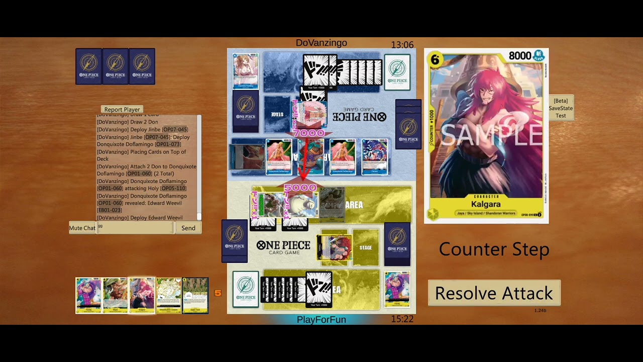 Kalgara VS Doffy🔥/ This match is insane 💪/ OPTCG SIMULATOR📱/ 