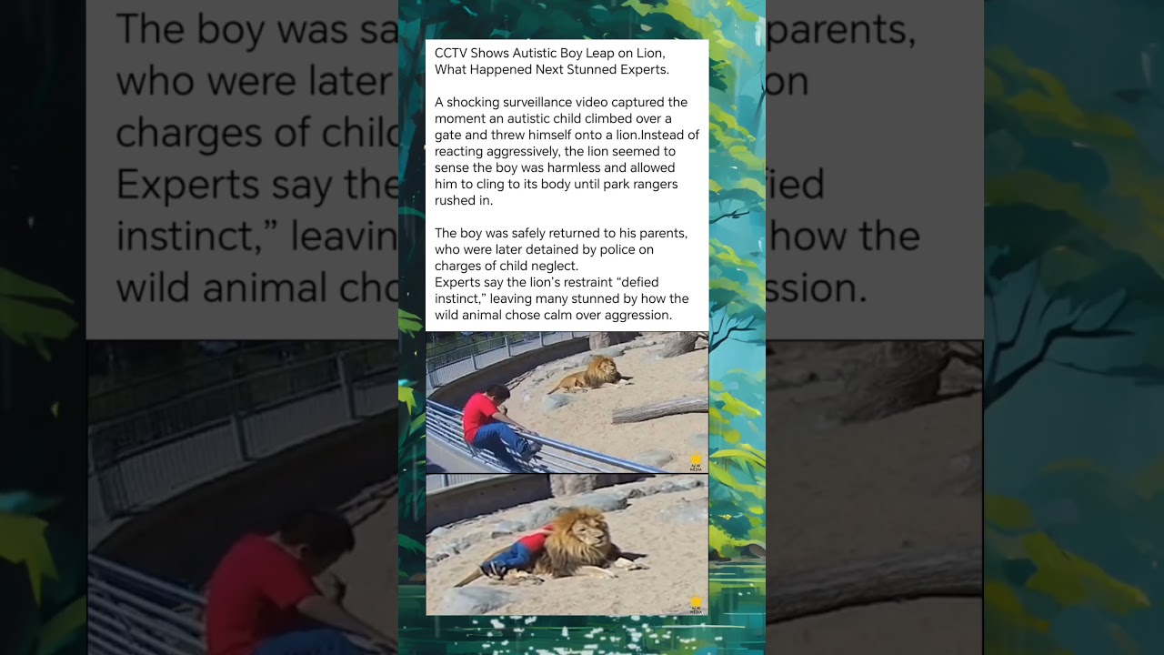 AUTISTIC BOY AND THE LION&rsquo;S MERCY