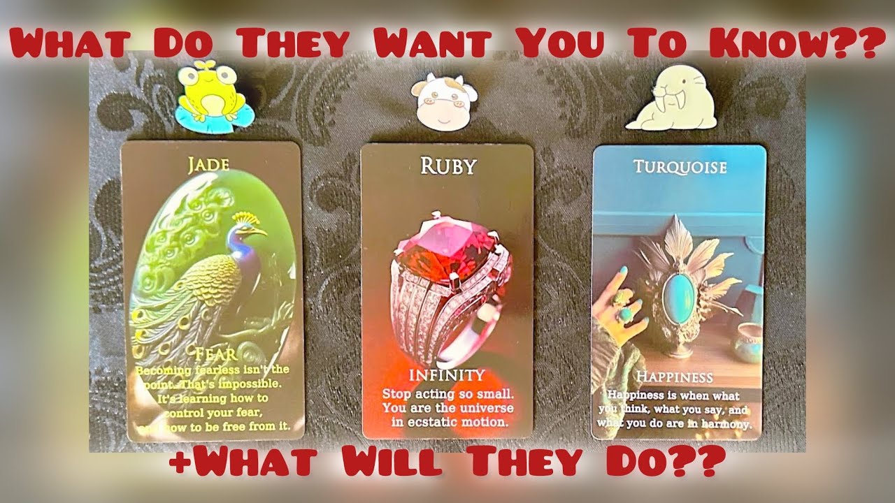 👀What Do They WANT You To KNOW? (+ what will they do?)🌹💍😍 *Pick A Card* Timeless Psychic Love Tarot