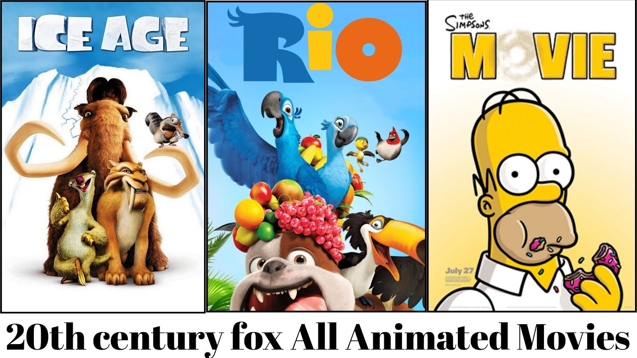 20th century fox All Animated Movies List | 20th century fox Animated Movies evolution