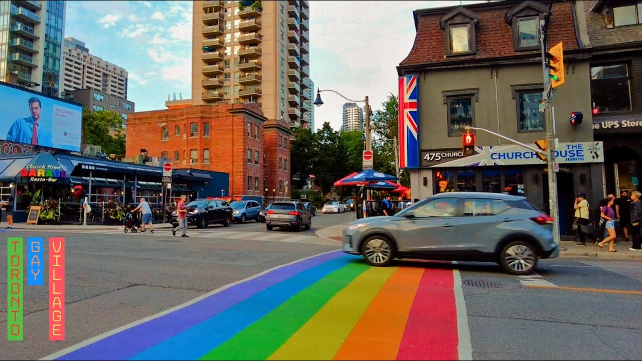 🌟 Toronto Gay Village 4K ASMR 🏳️‍🌈🏳️‍⚧️ Discover Pride & Vibrance