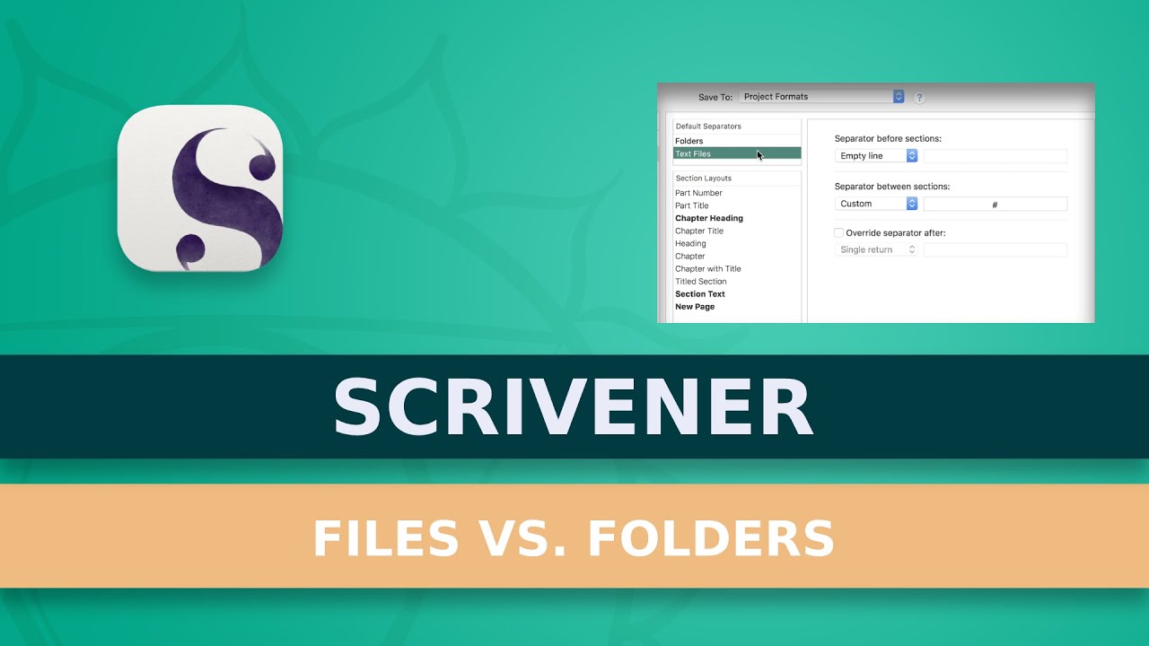 What&rsquo;s The Difference Between Files And Folders In Scrivener?