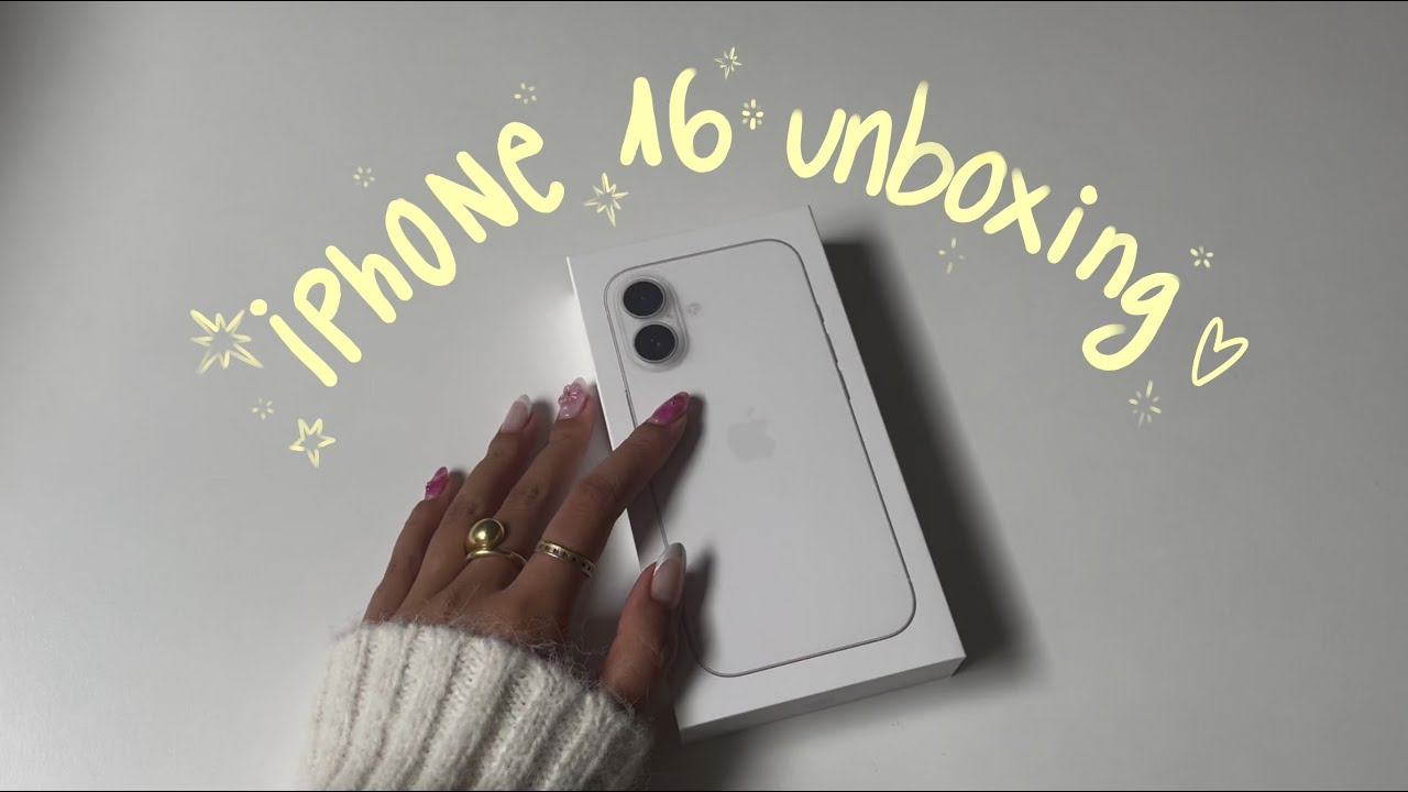 iPhone 16 unboxing ✨ | asmr