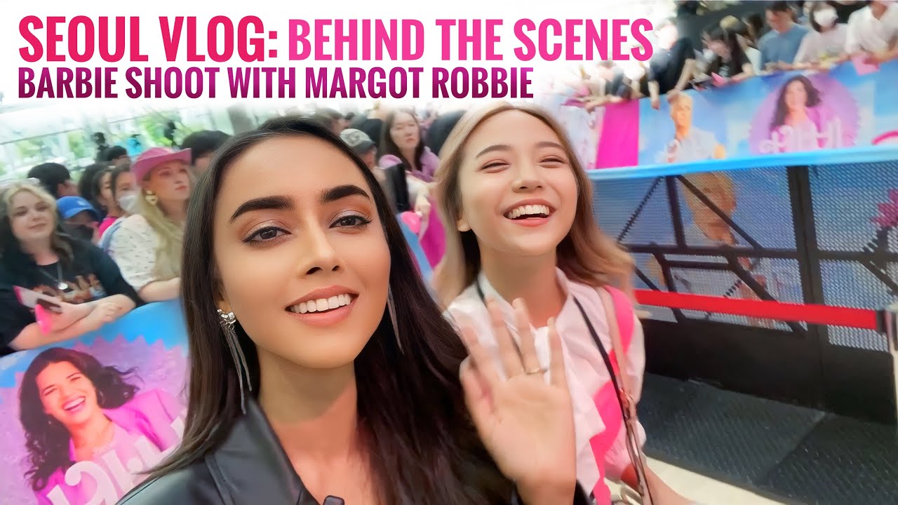 SEOUL VLOG: Barbie Shoot with Margot Robbie Behind the scenes | What’s in my bag?