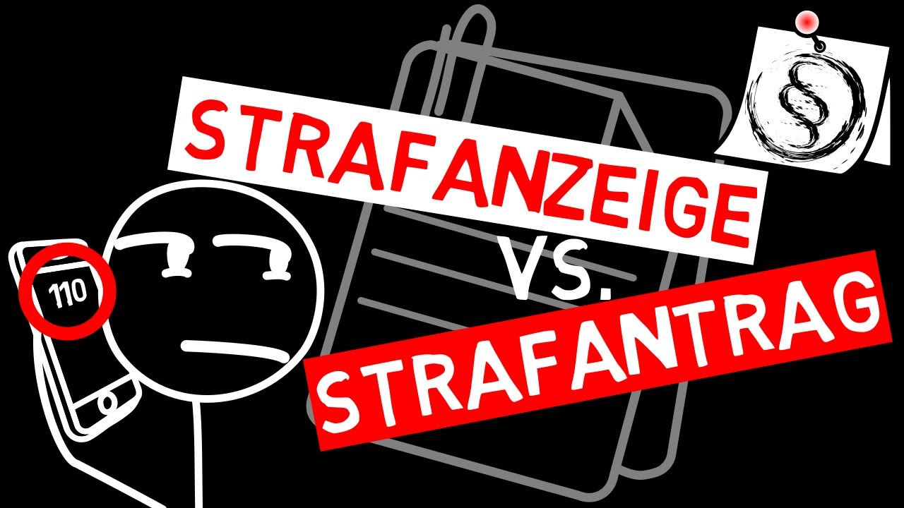 Strafanzeige oder Strafantrag: Was ist der Unterschied?