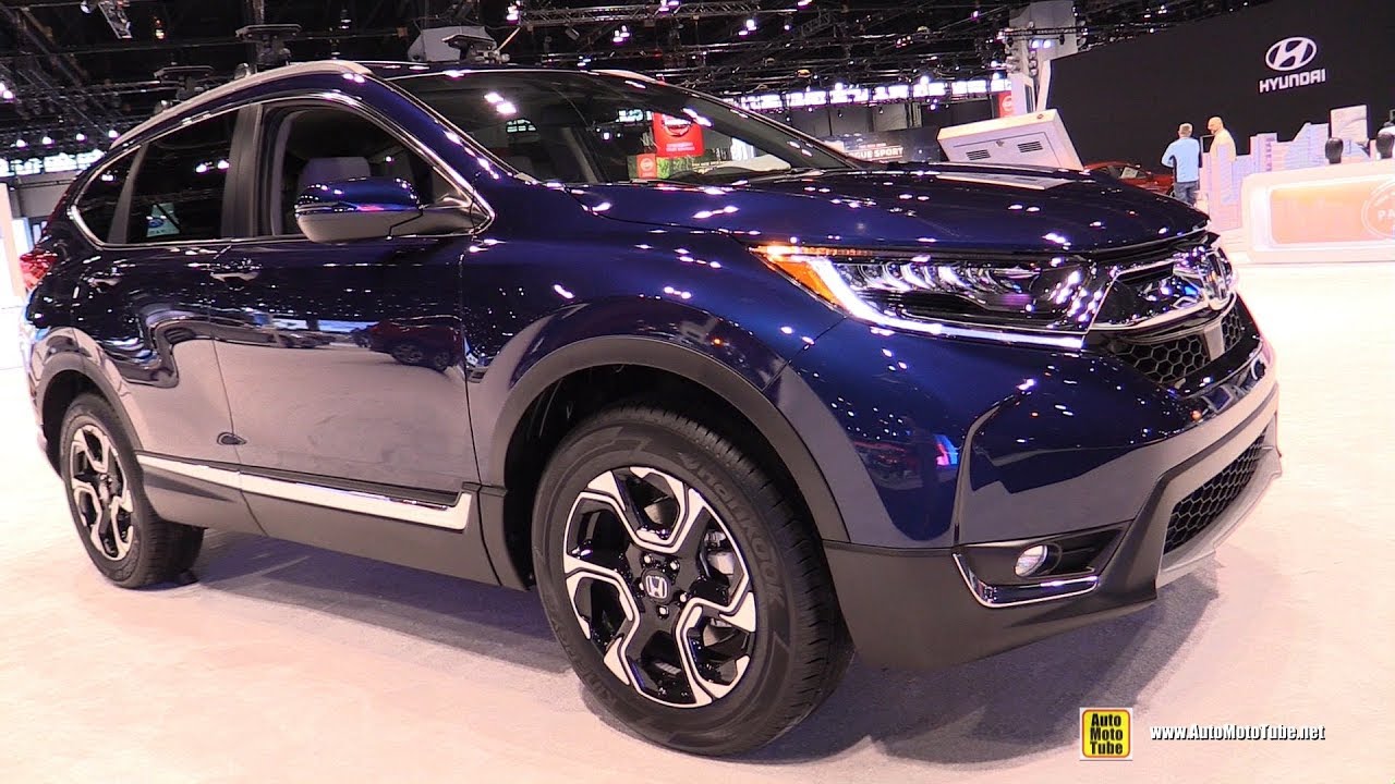 2019 Honda CRV Touring AWD - Exterior and Interior Walkaround - 2019 Chicago Auto Show