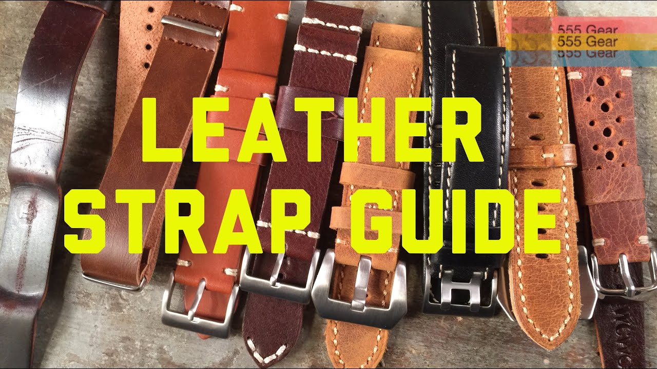 Complete Leather Watch Strap Guide Pt. 1: Styles & History - Nato, Lined, Panerai, Rally Styles
