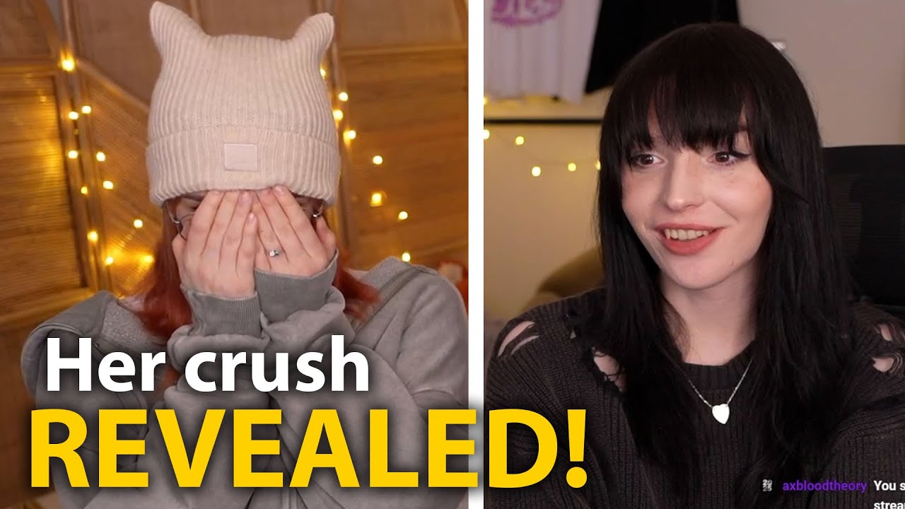 Her crush got revealed on stream...