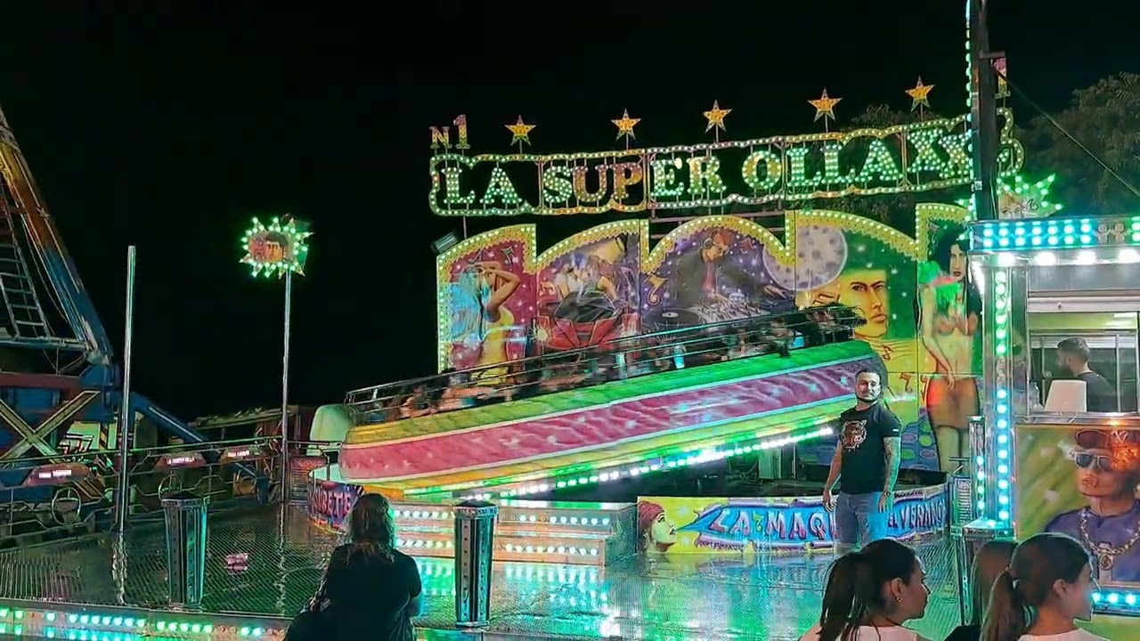 Turbo de la Super Olla XXL en las fiestas de Barajas 2025, en Madrid.