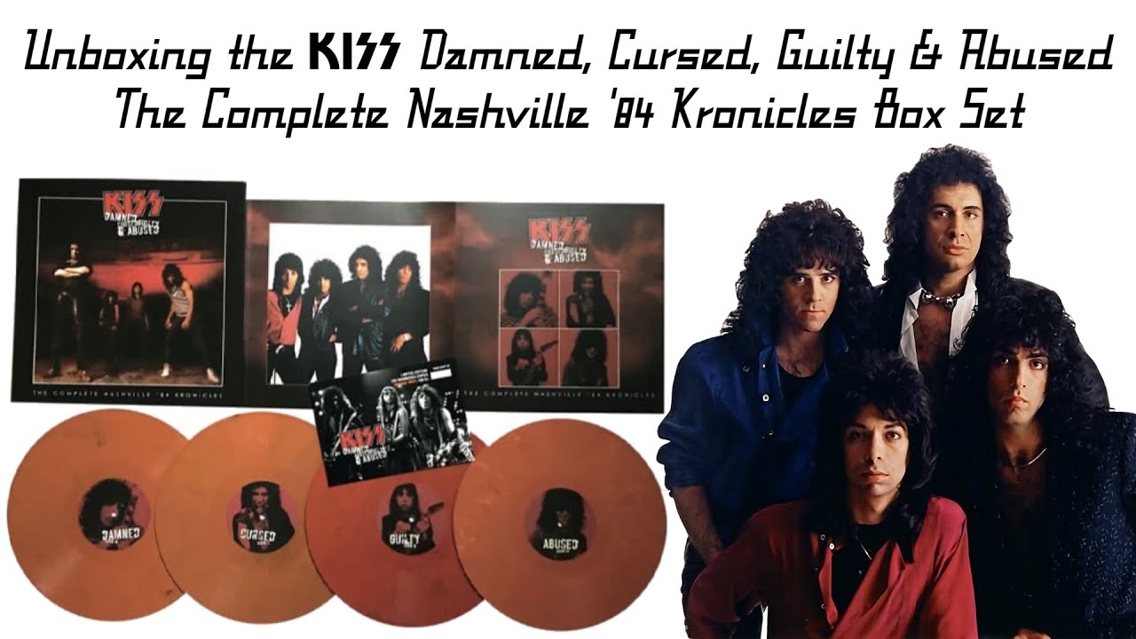 Unboxing the KISS Damned, Cursed, Guilty & Abused - The Complete Nashville '84 Kronicles Box Set