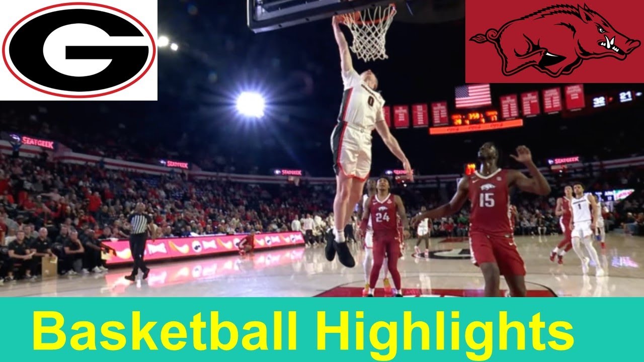 Arkansas vs Georgia Basketball Game Highlights, Jan 10 2024