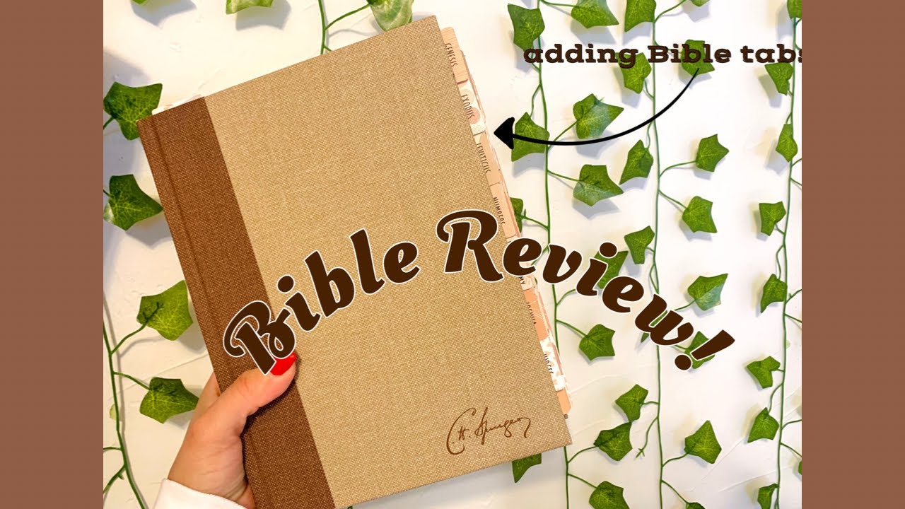 Spurgeon Study Bible: Review & Bible Tabs
