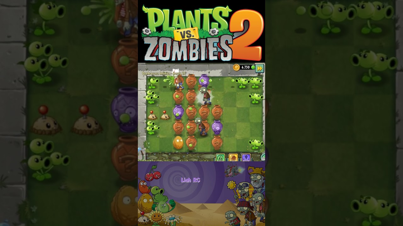 Plants vs Zombies 2 Vasebraker 23 | Liah RC #shorts #liahrc #liahrcgameplay #pvz2 #plantsvszombies