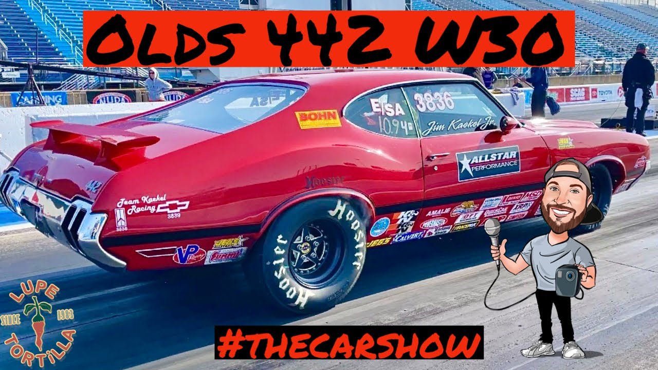 Oldsmobile 442 W30 1970 года | NHRA Stock Eliminator Drag Racing | Джим Кейкель, Joliet 2023 года...