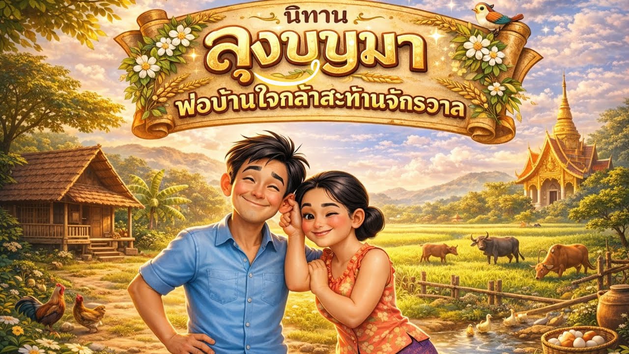นิทาน☀️ลุงบุญมา พ่อบ้านใจกล้าสะท้านจักรวาล☀️#นิทานก่อนนอน #พ่อบ้านใจกล้า 