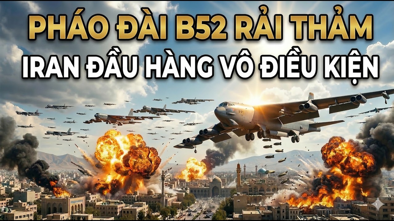Không Quân Mỹ Dồn Lực - Pháo Đài Bay B52 Hướng Về Iran - Chuyện Gì Đang Xảy Ra?