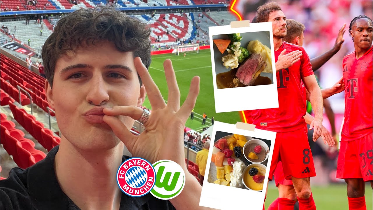 SO GUT IST DER BAYERN VIP-BEREICH 🤯👨‍🍳 | Bayern vs. Wolfsburg Hospitality Vlog