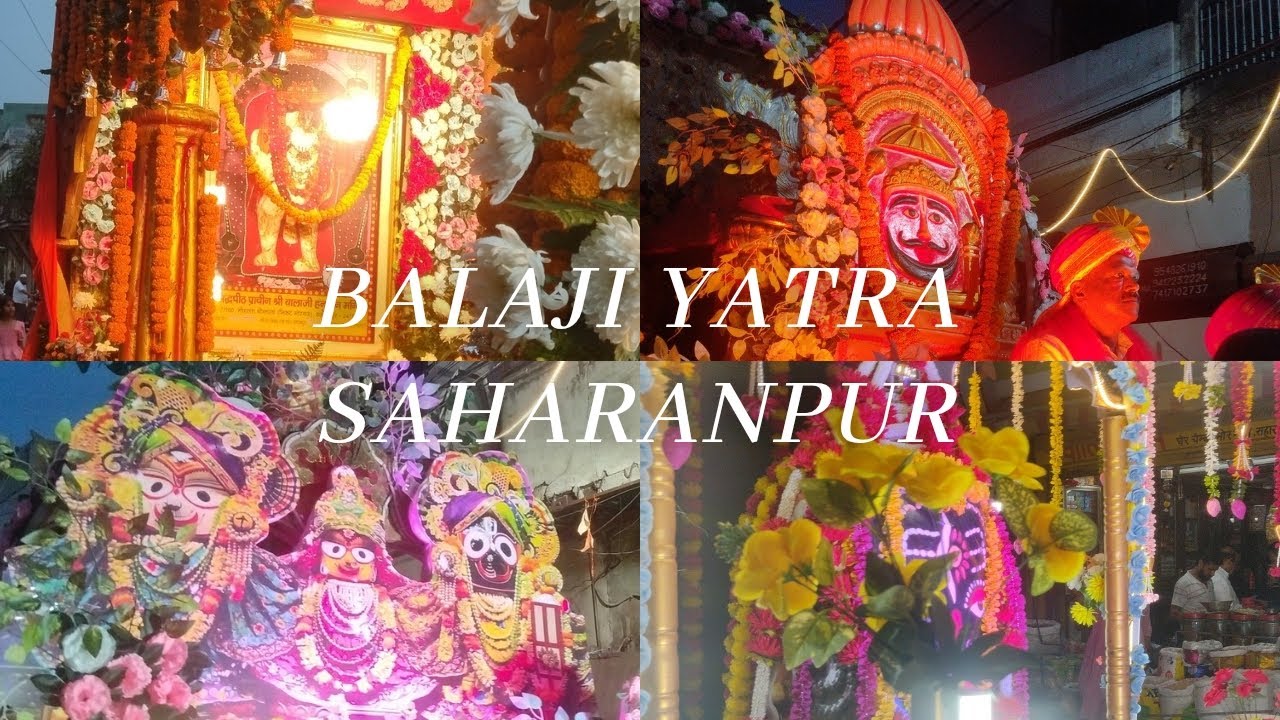 Balaji Yatra Saharanpur 2026 🔥 Famous Shobha Yatra of Saharanpur | UP Festival