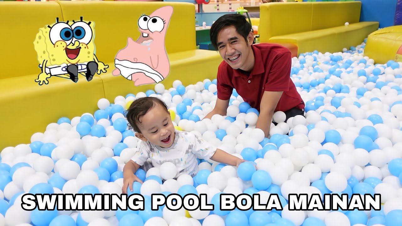 SWIMMING POOL BOLA MAINAN 😂