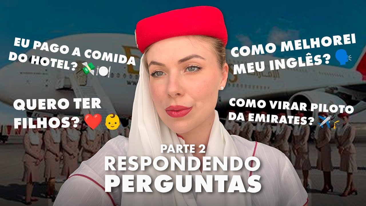 Coisas que NINGU&Eacute;M te conta sobre a EMIRATES (PARTE 2) | Vi Gimenez - Comiss&aacute;ria da Emirates