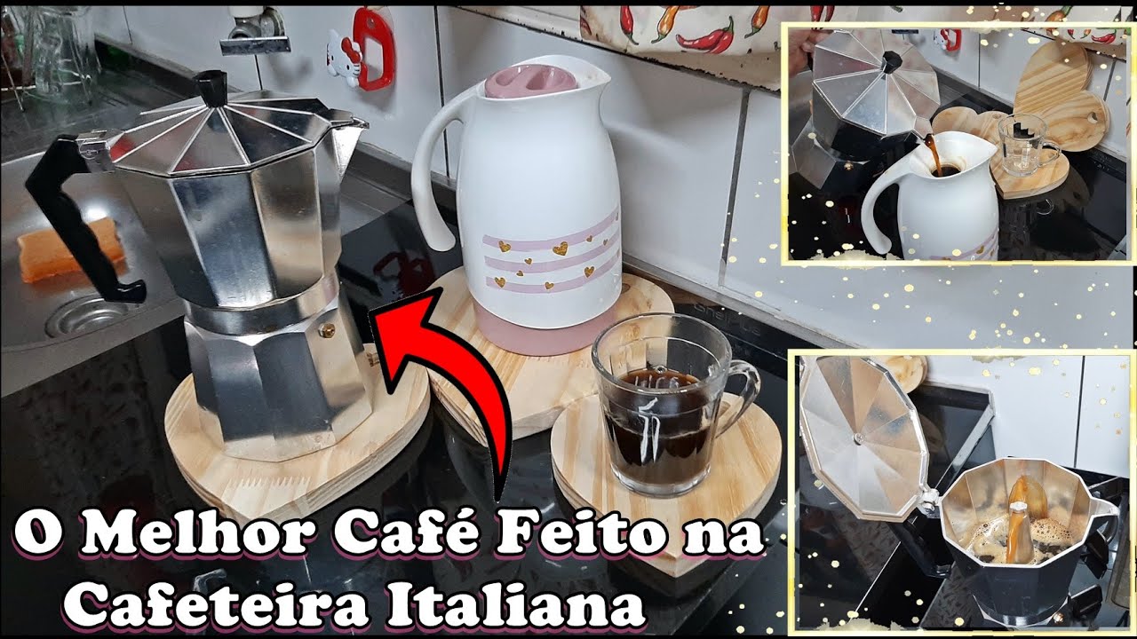 COMO FAZER UM CAFÉ DELICIOSO NA CAFETEIRA ITALIANA