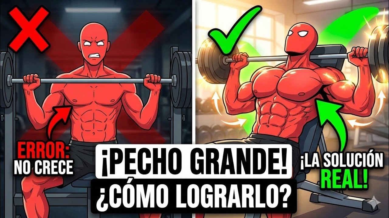 La razón por la que NO consigues un PECHO grande y cómo solucionarlo
