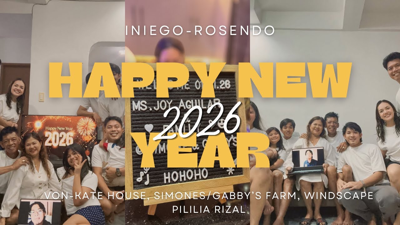 Iniego-Rosendo New year celebration 2026