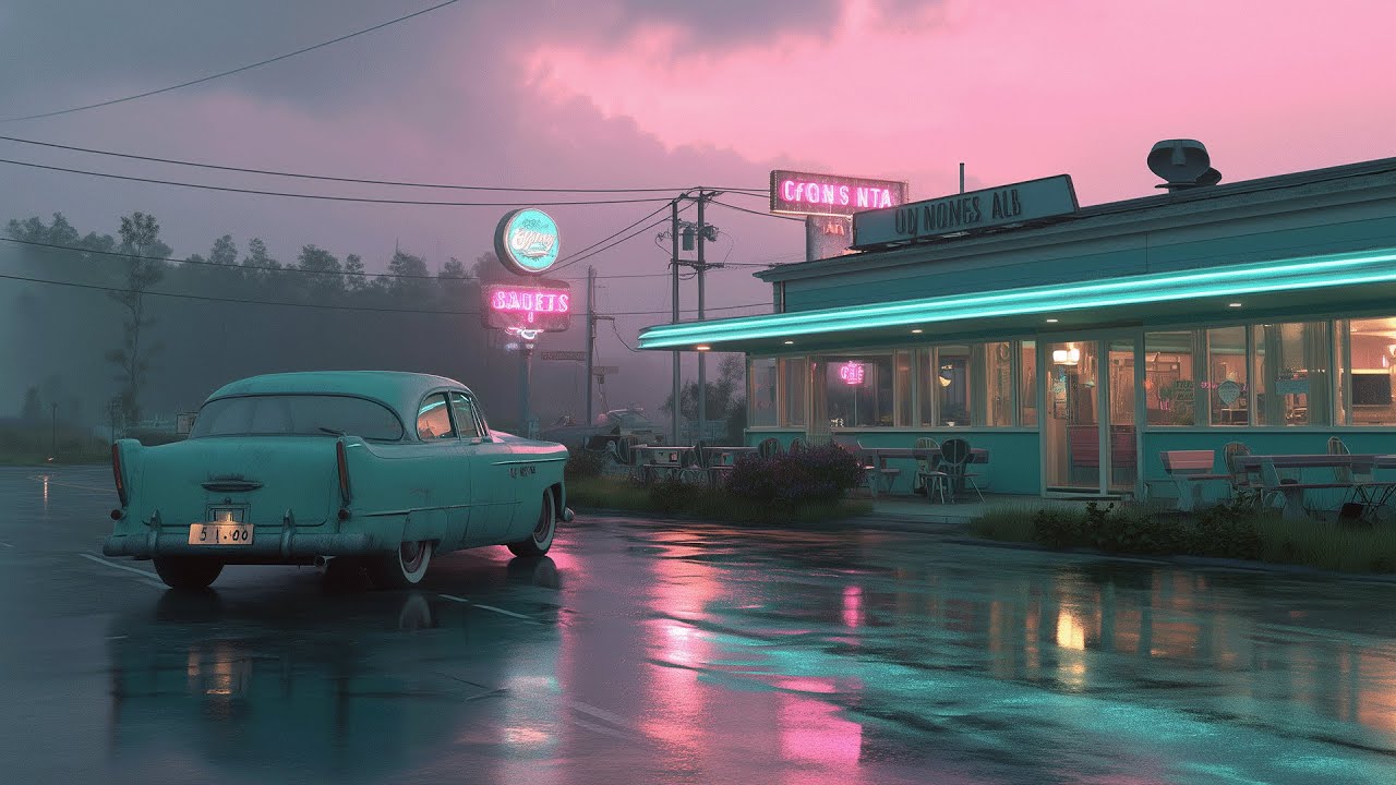 Chillwave Nostalgia Drive | Serene Synthwave Vibes 80s