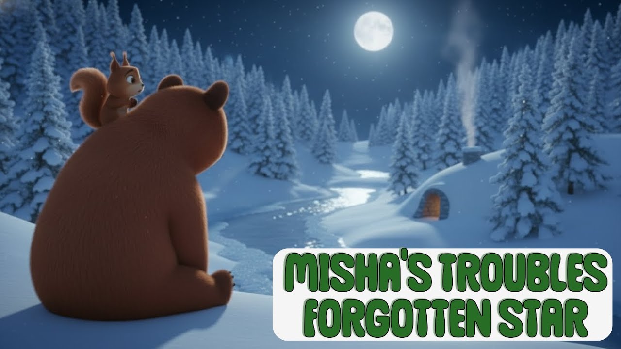Little Bear Misha & The Star He Couldn't Catch 🌟 | Bedtime Story | Misha's Troubles