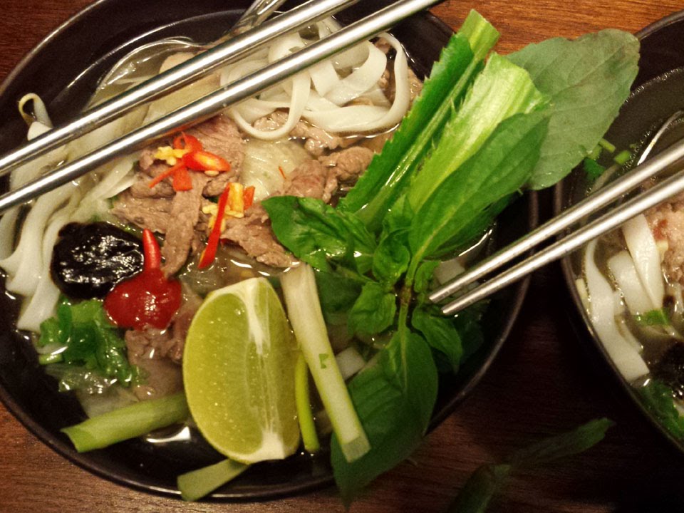 Vietnamese noodle soup/ 