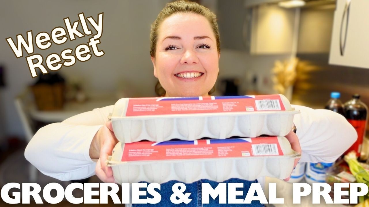 Tesco Grocery Haul & Meal Plan & Prep | Homemaking as a Busy Working Mom