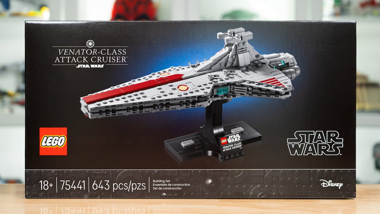 Обзор набора LEGO Star Wars 75441 «Атакующий крейсер класса «Венатор»!» (2026)