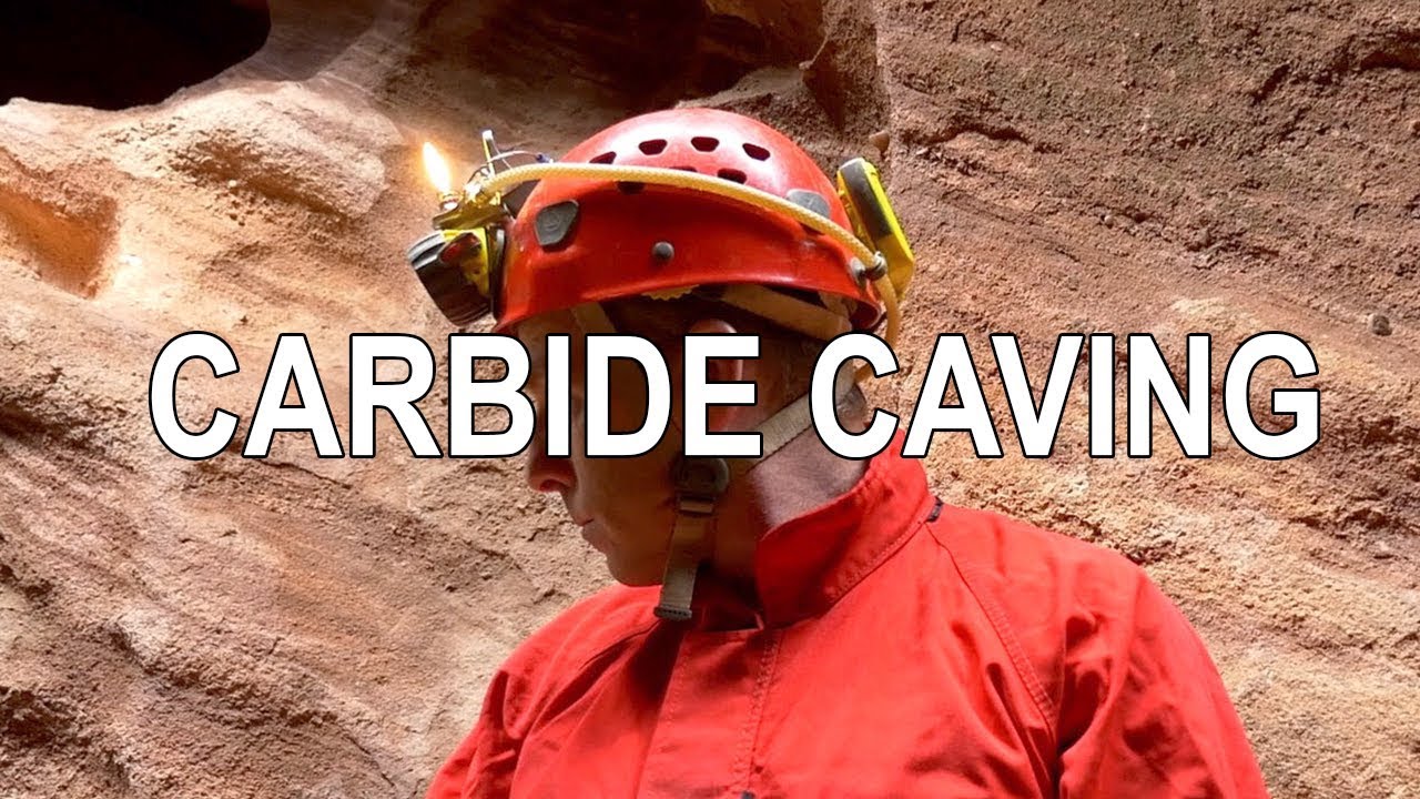 Caving with Carbide Lamps
