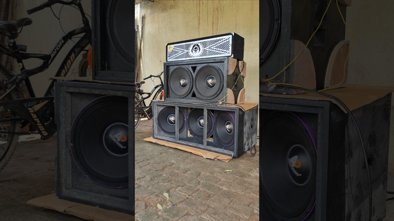 3X15 and 2X15 and HF Testing Dj Army cabinet house 