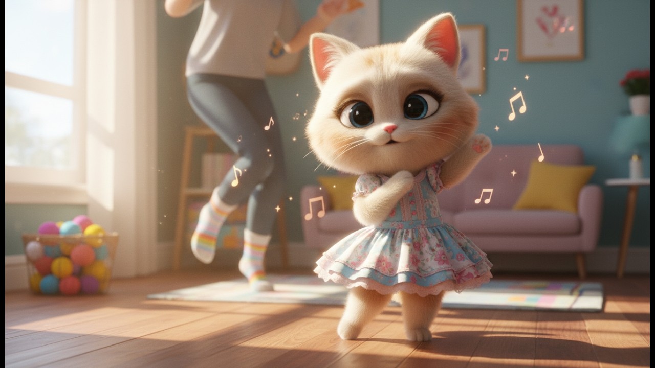 Dancing with My Cat: A Fun Daily Living Adventure