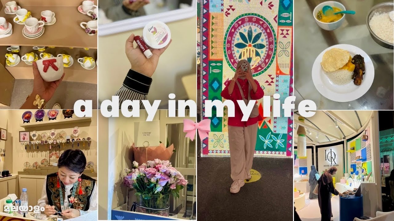 A day in Riyadh 🍒🇸🇦 | Malayalam | aesthetic vlog 