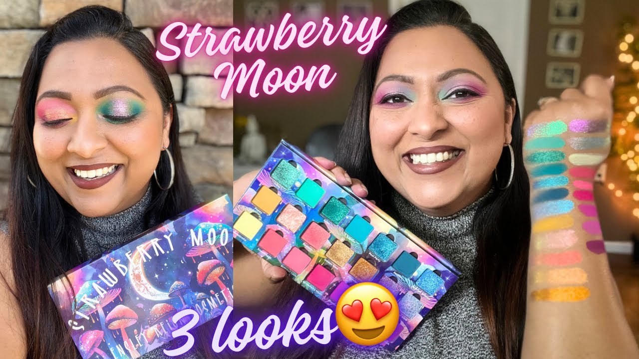 ENSLEY REIGN COSMETICS STRAWBERRY MOON EYESHADOW PALETTE | SMITHY SONY