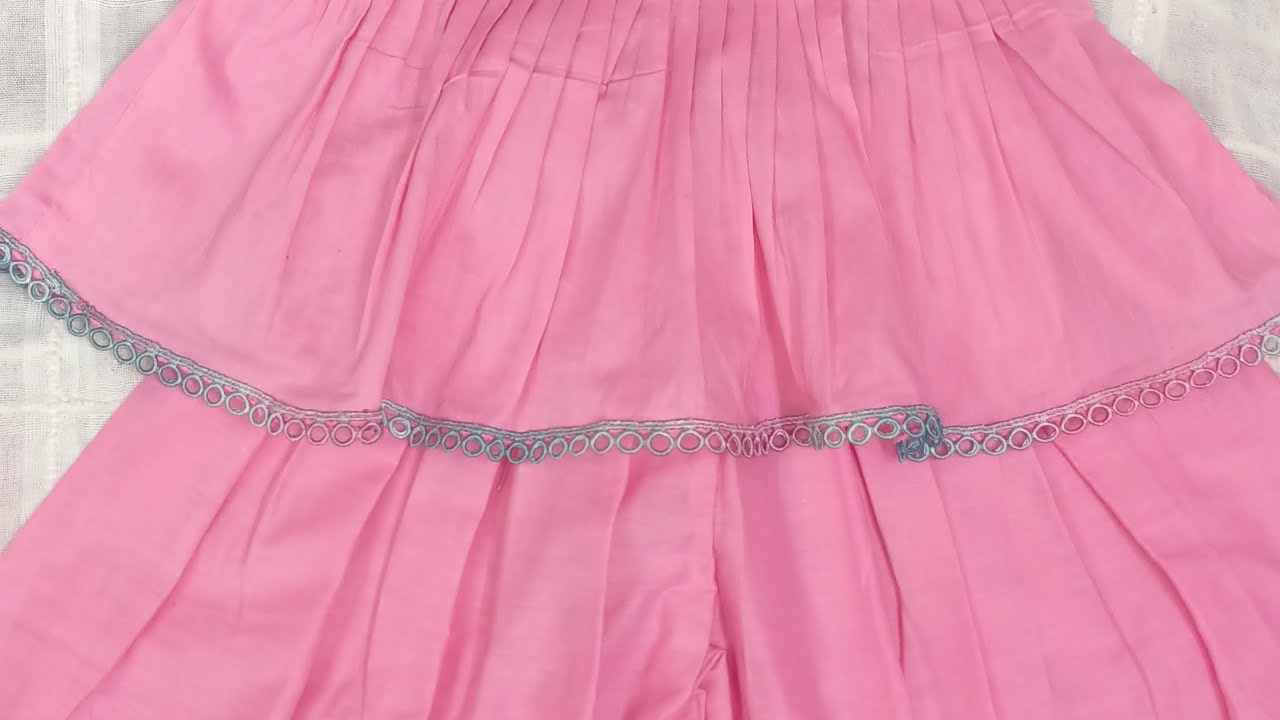 1-2 Years Baby frock and Paijama cutting and stitching. খুবই সহজ পদ্ধতিতে।