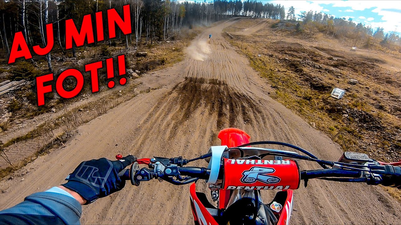 TESTAR HONDA 450 2020 - MIN HOJ BÖRJA GÅ SKIT! :(