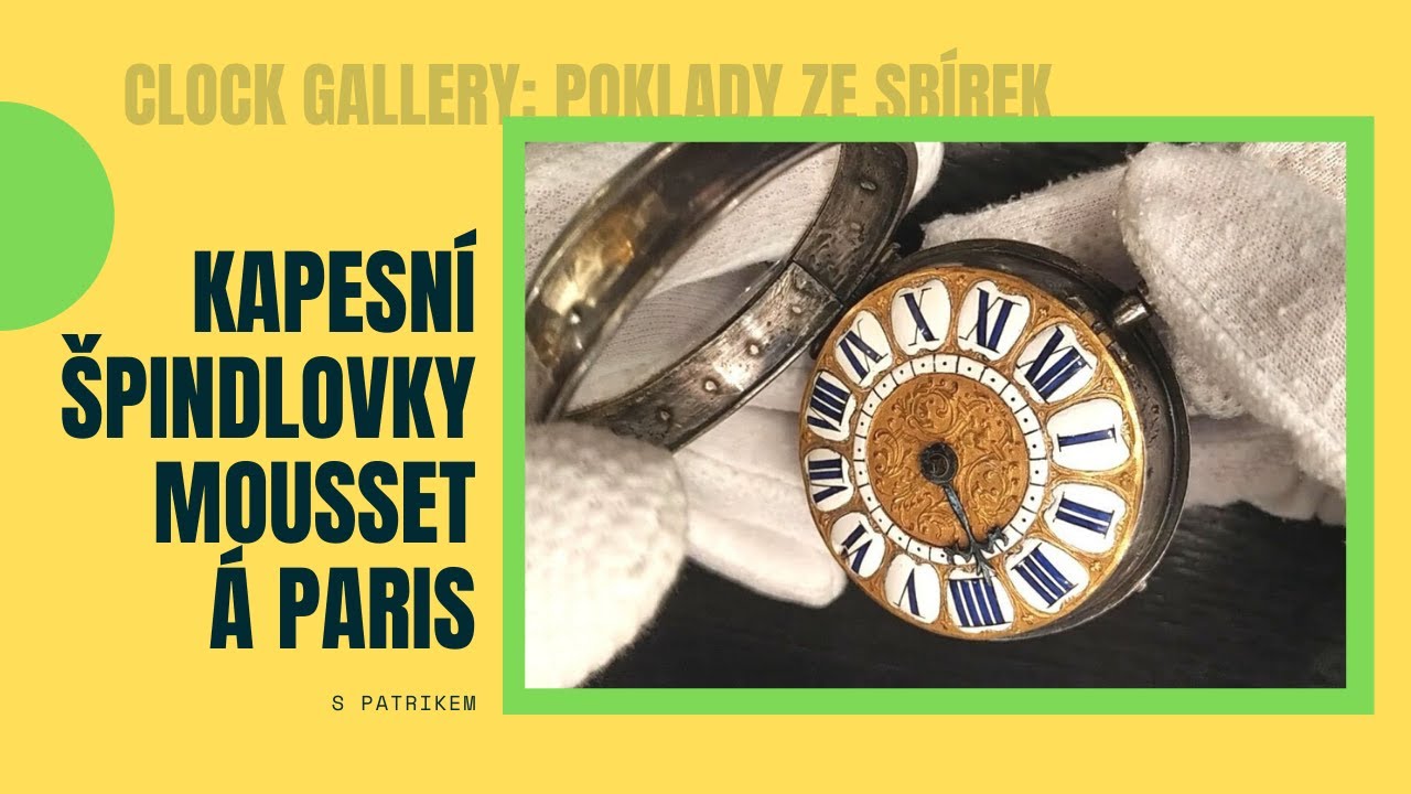 Vzácné kapesní hodinky - špindlovky 